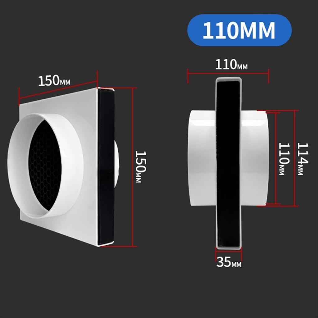 BHBL Duct Air Filter HEPA Ventilation Duct Air Filter for Pipes Fresh Air System Duct Fan Purification Box Air Filter Screen