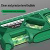 High-Precision Magnetic Spirit Level Protractor - Drop-Proof Mini Ruler