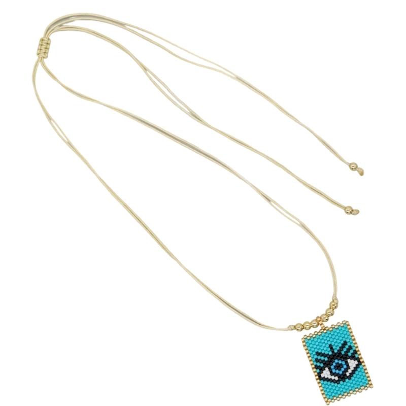 Elegant Crown Heart Beaded Necklace Bohemian Jewelry for Women Vocation Fashion Accessory
