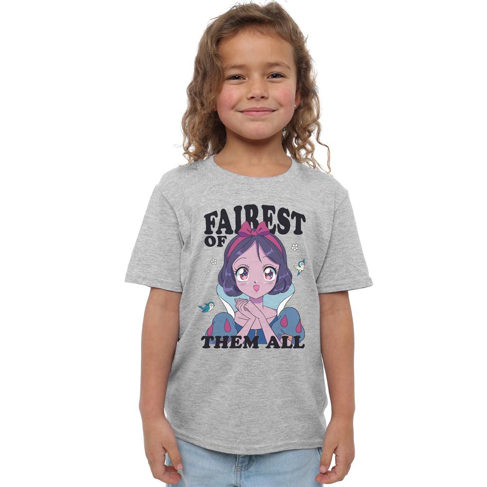 Disney Princess Childrens/Kids Fairest Of Them All Snow White Anime T-Shirt
