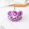 Artificial Flowers Fake Rose Brial Bouquet Festival Garland Accessorie Home Room Floral Arrangement Wedding Decor Scrapbook Gift