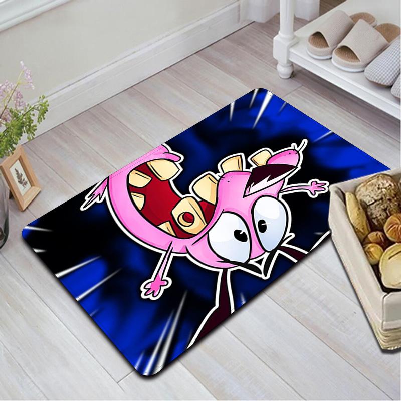 Courage the Cowardly Dog Rug Floor Mat for Living Room or Bedroom Soft and Comfortable Carpet a Gift for Birthday and Holiday.MFF0918602