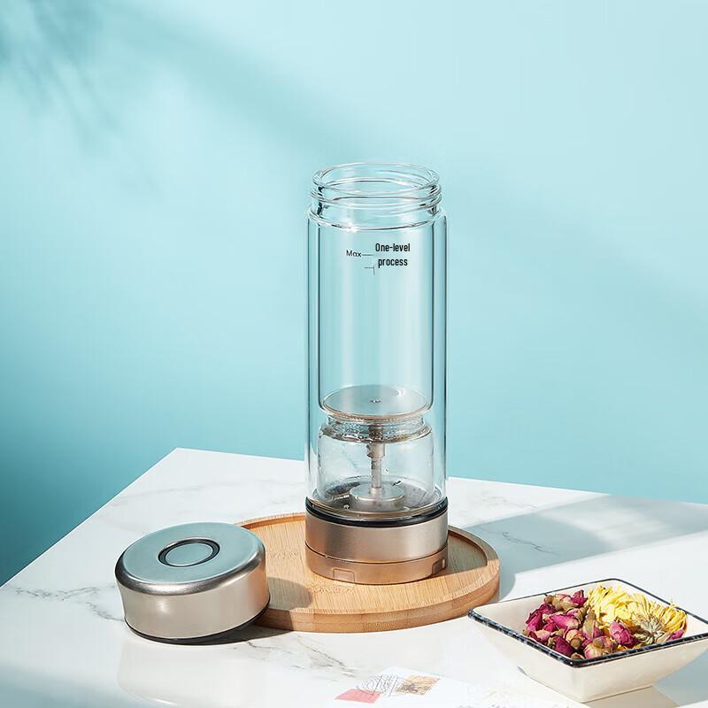 TAIC Double-Layer Tea Infuser Glass Bottle