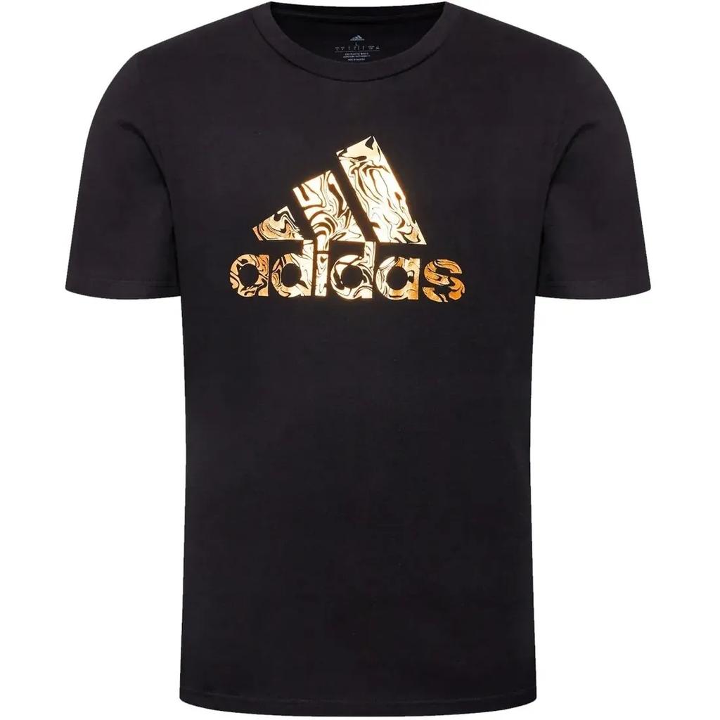 Adidas maglietta nera t-shirt uomo Foil HK9157 S