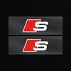 Car Seat Headrests Badge Decal Side Window Stickers for 8a sline A4 B7 B8 B9 A3 8P 8V 8L A5 A6 C6 C5 C7 4F A1 A7 A8 Q2 Q3 Q5a8