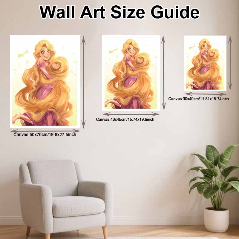 Disney Diamond Painting Kit Rapunzel Diamond Painting 5D Diamond Art Home Decor Creative Handmade Gift
