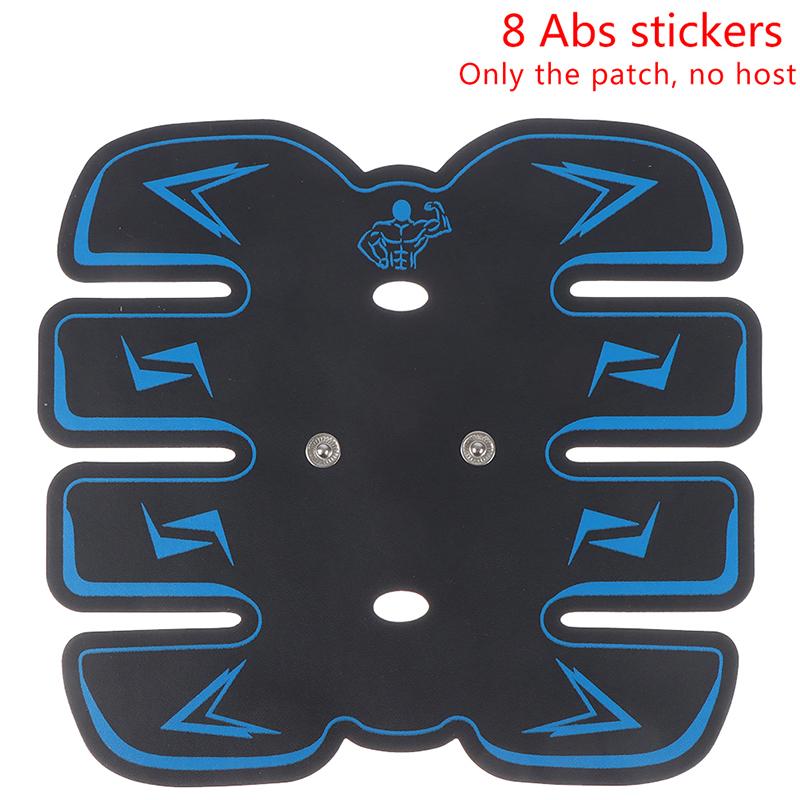 

Вибрационный тренажер для мышц живота Машина для похудения тела Пояс для упражнений для сжигания жира 8 Abs stickers