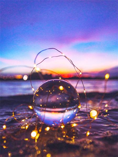 5D Diamond Painting New Arrivals Seaside Bubble Home Decor Full Square Round Embroidery Mosaic Beach Landscape Wall Art