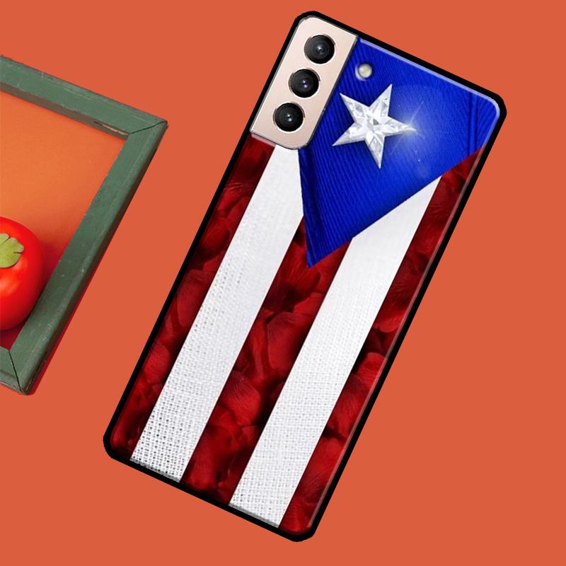 Puerto Rico Flag Case For Samsung Galaxy S23 S22 Plus S8 S9 S10 Note 10 Note 20 Ultra S20 FE S21 Ultra Coque