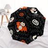 1pc Halloween Cats Automatic Open/close, All-Season Portable Folding Umbrella, Travel, Everyday, Formal Events - Compact Luxury Parasol, Outdoor Acces