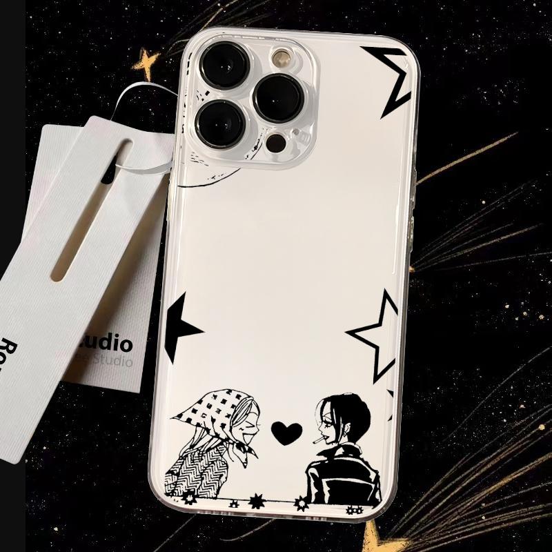 Japan Anime Nana Oosaki Phone Case For iPhone 17 16 15 11 12 14 13 Pro Max Mini X XS XR 7 Plus 17E Air Shockproof Cover Fundas