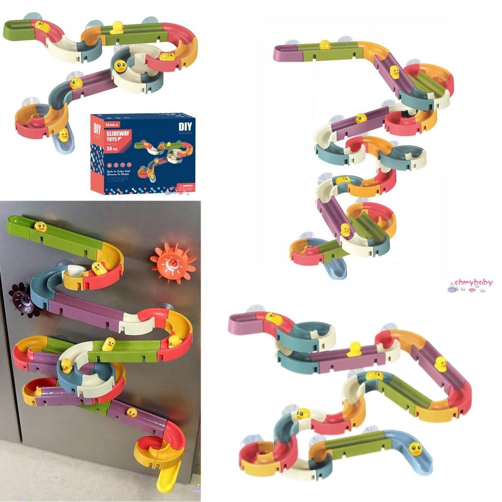 Fun Duck Bathroom Diy Water Track Toy For Kids
