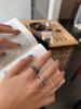 Silver Korean Sterling Ddp Trendy Adjustable Open Ring For Women Stylish Accessory