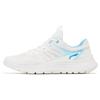 LiNing Light Feather Cushioning, Abrasion Resistant, Breathable, Lightweight Low Top Running Shoes Men's White Blue ARST019-1