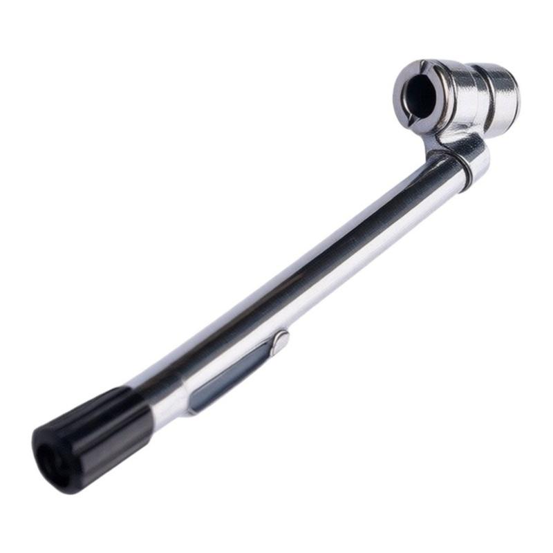 Portable Dual Head Tire Pressure Gauge Pen Zinc Alloy Air Tester For Auto Car Truck Motorcycle Valve Check Tool Black Silver