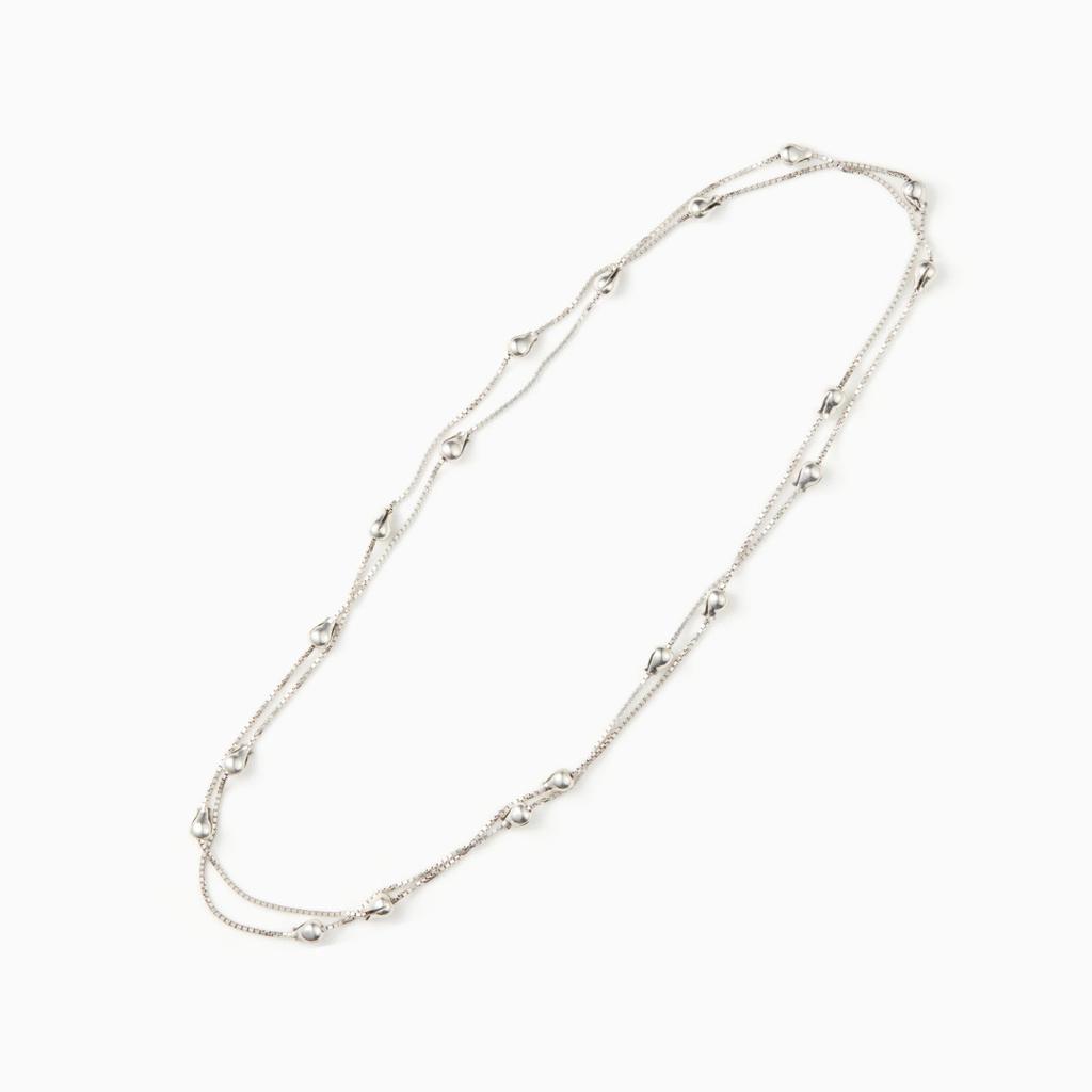 Niche Personality, Trend Temperament, Simple Flower Bud Long Chain Can Be Stacked In Double Layers, Fashionable Commuting Must Enter Necklace Women