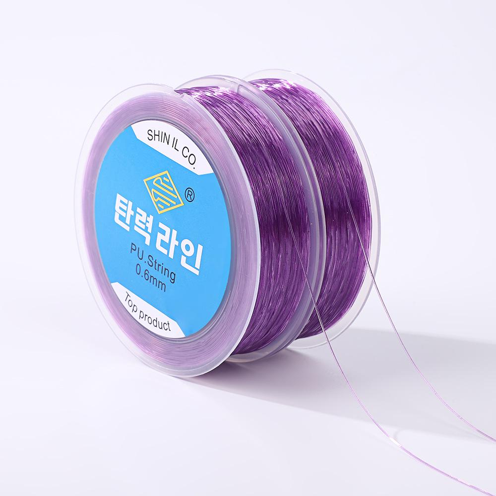 Высококачественная корейская эластичная нить для бисероплетения из кристалла - Цветная, износостойкая нить для DIY-украшений 0.4mm*150m