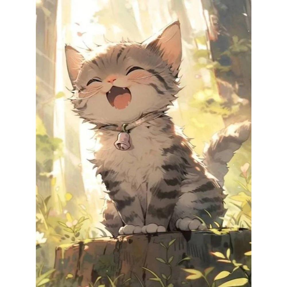 DIY Full Round Diamond Painting Cross Stitch 3D Cute Animal Flower Home Scene Decorative Art Diamond Painting 5d Diamond Art Painting