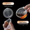 Disposable Plastic Sauce Cups with Integrated Lids