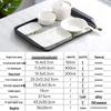 Commercial White Ceramic Dinnerware Set with Lids