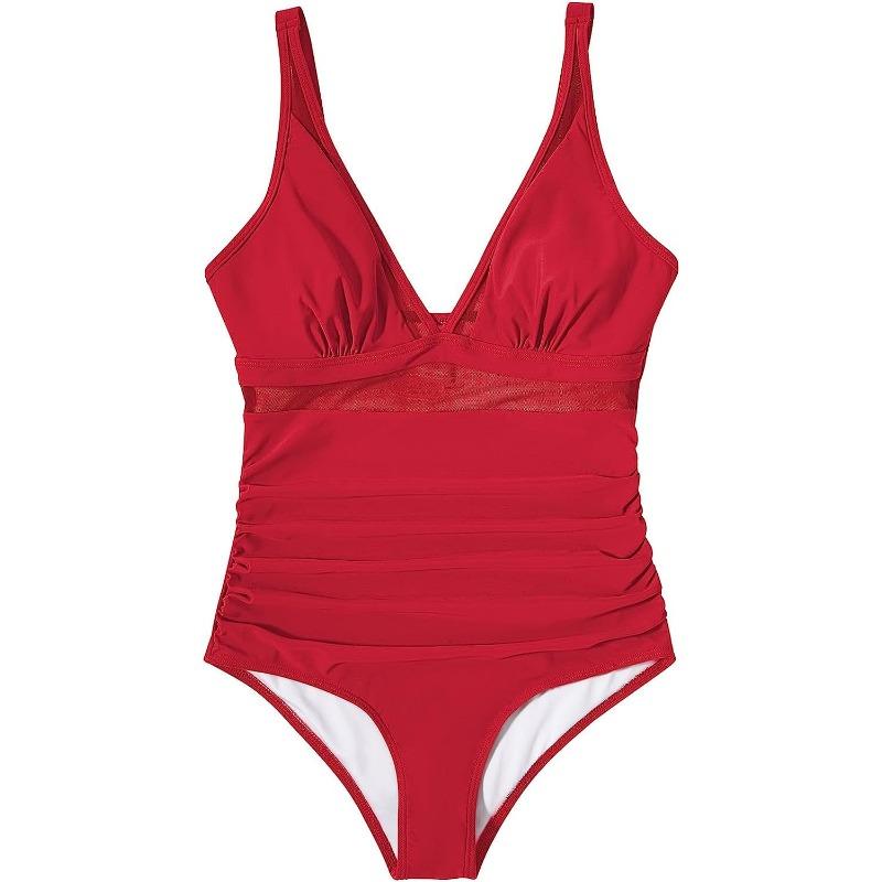 One-piece swimsuit Sexy tight clear bikini swimsuit, backless perspective