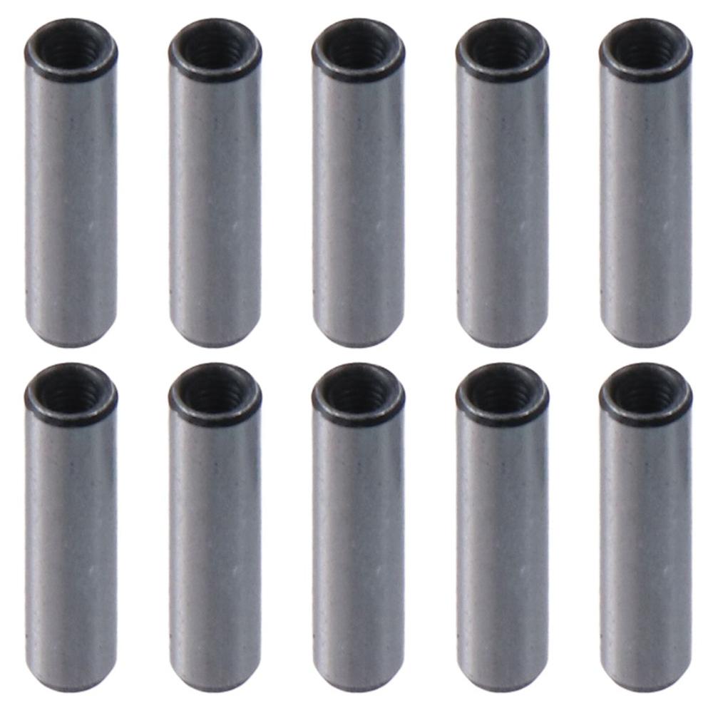 10Pcs 16/20/25/30mm Length Internal Thread Dowel Pin 4mm/5mm Diameter Bed Bookshelf Metal Devices
