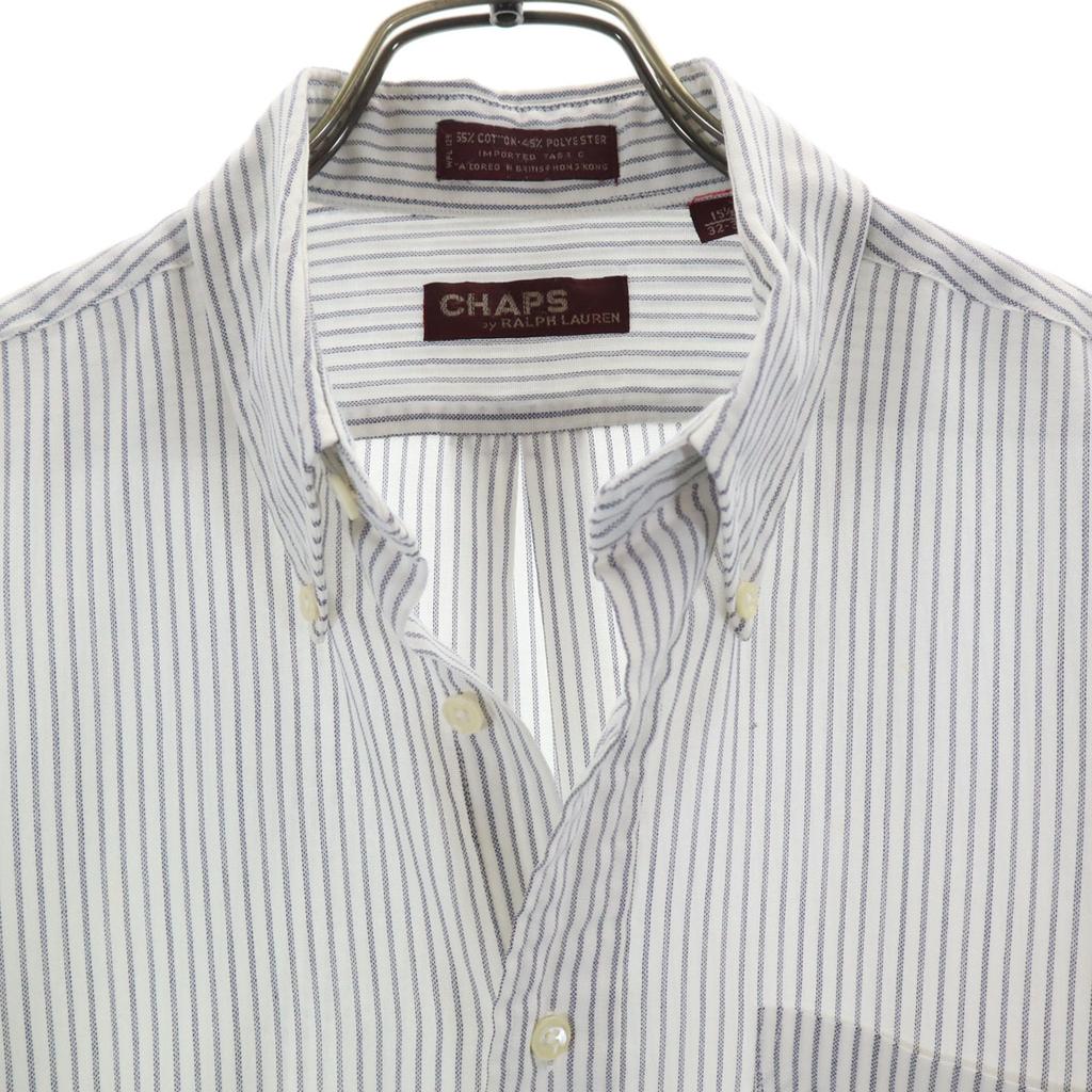 Chaps by Ralph Lauren 70s Vintage Striped Pattern Long Sleeve Button Down Shirt Men's Used