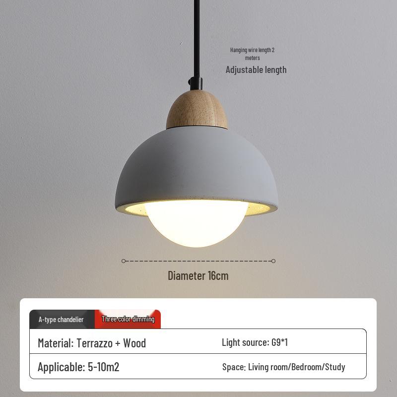 Wabi-Sabi Zen Pendant Light: Retro & Artistic Design for Restaurants, Living Rooms, and Bedrooms