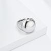 Ring für Herren, schlichte, glänzende Oberfläche, Titanstahl, Unisex, Hip-Hop-Paarschmuck, schwarz, personalisierte gestapelte Fingerringe für Männer