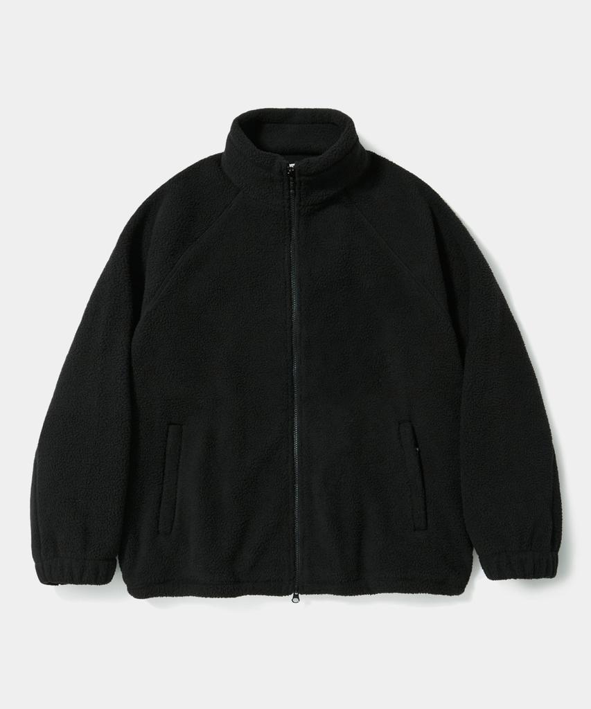 Columbia University Panel Raglan Polar Fleece Zip-Up Jacket_Black