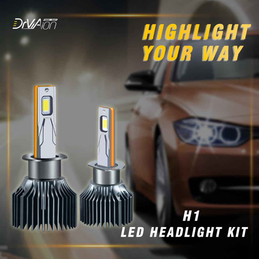 K5C Plus H1 H7 Led 9005 HB3 9006 HB4 H4 H11 LED Headlight Bulbs Canbus diode car lights 12V 6000K 40000 Lumen Super Bright