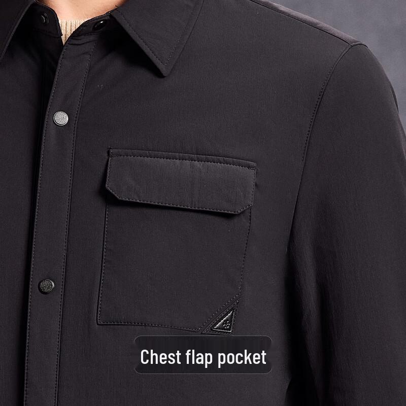 Antonio Men's Business Wool-Lined Padded Jacket