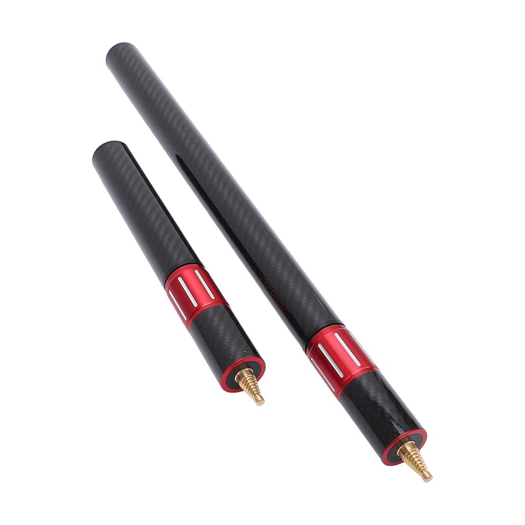 2PCS Pool Cue Extension Retractable Snooker Cue Extender Carbon Fiber Aluminium Alloy Billiard Acces