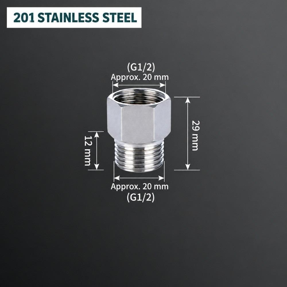 Hex Head Stainless Steel Coupling Female To Male Coupler for Water Gas Oil Pipe