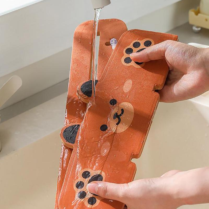 Silicone Kitchen Sink Water Splash Guard Washing Basin Anti-Splash Stopper Waterproof Splatter Screen Bar Anti-Water Board