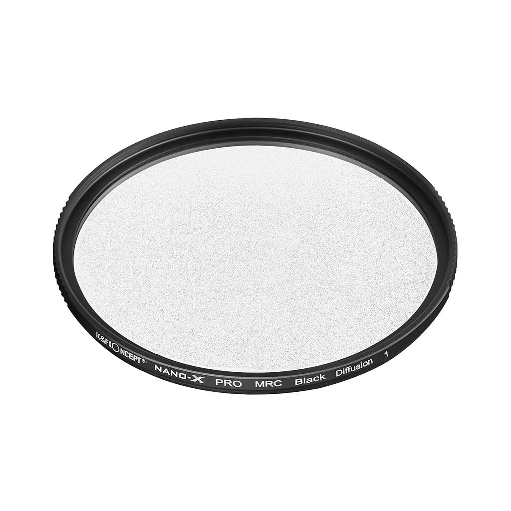 Concept Black Diffusion Filter 52mm MRC Nano Coating Thin Frame Design K&F NANO-X 1/1 KF-52BD1/1