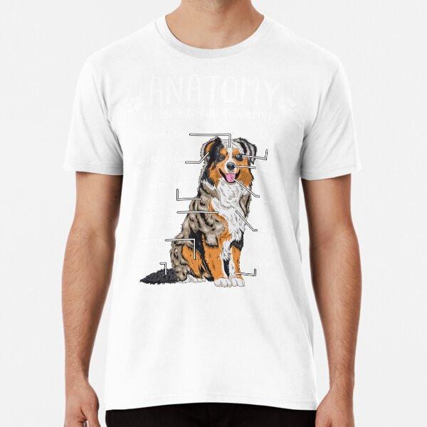 Funny Australian Shepherd Anatomy Dog Lover S to 5XL Made in the AU/USA T-Shirt