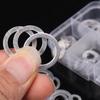 M6-M16 100PCS Car Sealing Gasket Aluminum Screw Washer Auto Engine Bottom Oil Drain Screw Sealing Gasket Accessories