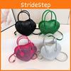 Heart Shaped Mini Handbag For Women Stylish Casual Pu Tote Crossbody Bag In Black Rose Pink Silver And Green