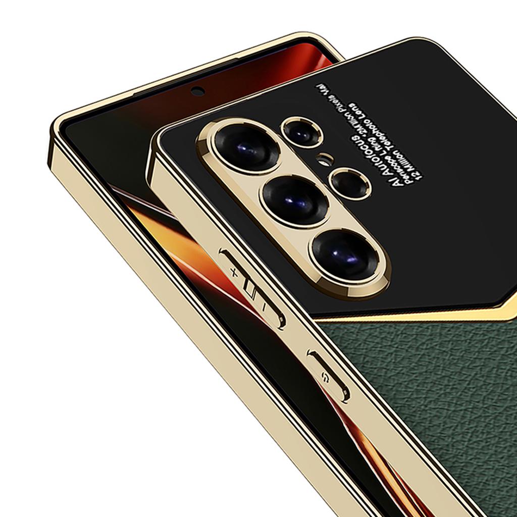 GKK Für Samsung Galaxy S26 Ultra Hüllen Galvanik PU + PC + TPU Handyhülle