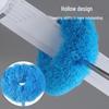 Telescopic Ceiling Fan Blade Dusting Brush - Creative Household Cleaning Tool with Fiber Bristles