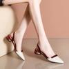 women fashion light weight high quality spring summer elegant footwear lady casual comfort heel shoes & pumps ab566