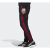 Adidas Side Stripe Straight-Leg Track Pants Men Bottoms Black FU0220