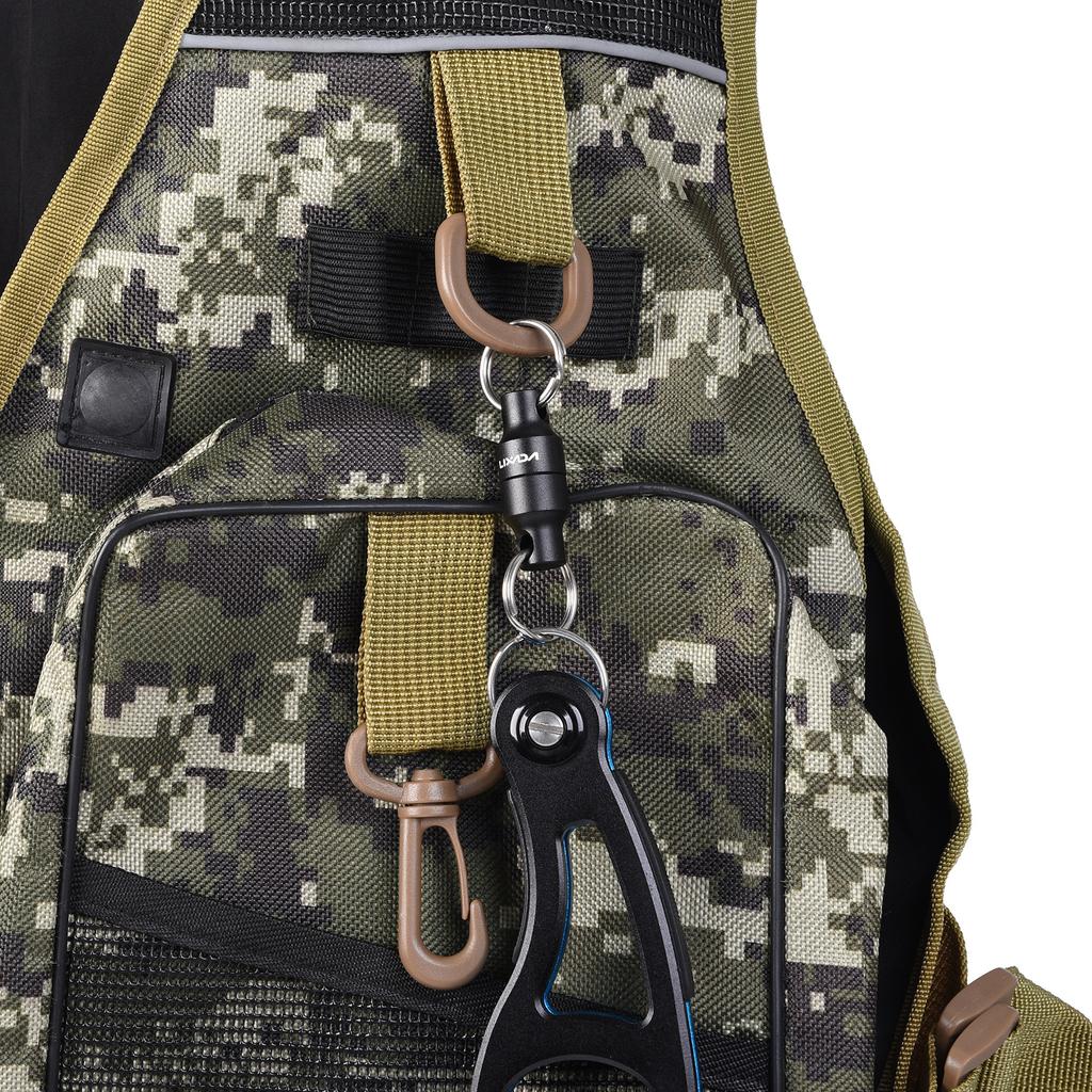 Lixada Fly Fishing Magnetic Net Release Holder Keeper Magnet Clip Landing Net Connector