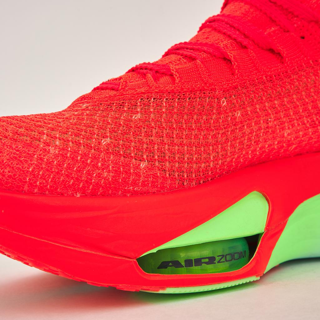 Nike Air Zoom Alphafly NEXT% 3 Rosso Brillante Esplosione Lime Scarpe da Ginnastica da Uomo Rosso Grotta-Viola Menta-Schiuma FD8311-600