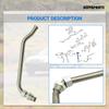 598-143 EGR Line Tube Pipe for 2004-2010 Ford Explorer Mercury Mountaineer 2007-2010 Ford Explorer Sport Trac 6 Cyl 4.0L 5L2Z9E469A