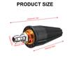 Pressure Washer Tips Turbine Nozzle Pressure Washer 3600PSI Maximums Rotating Pressure Washer Nozzle 1/4'' Connect