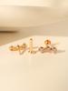 Minimal Piercing 14K Internal Trio Cubic Labret Piercing