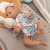 Lebensechte Reborn-Babypuppe - 48cm Realistisches Frühchen-Neugeborenes Mädchen mit offenen Augen - Perfektes Geschenk für Kinder ab 3 Jahren