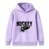 Kids Boys Girls 100% Cotton Crew Neck Short Sleeve T-Shirt, Cool Ice Breaking Hockey Puck Print Casual Soft Daily Tees for Sports Game Playing Summer